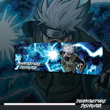 Load image into Gallery viewer, Spot Holo Kakashi “Lightning Blade” Box Slap Sticker

