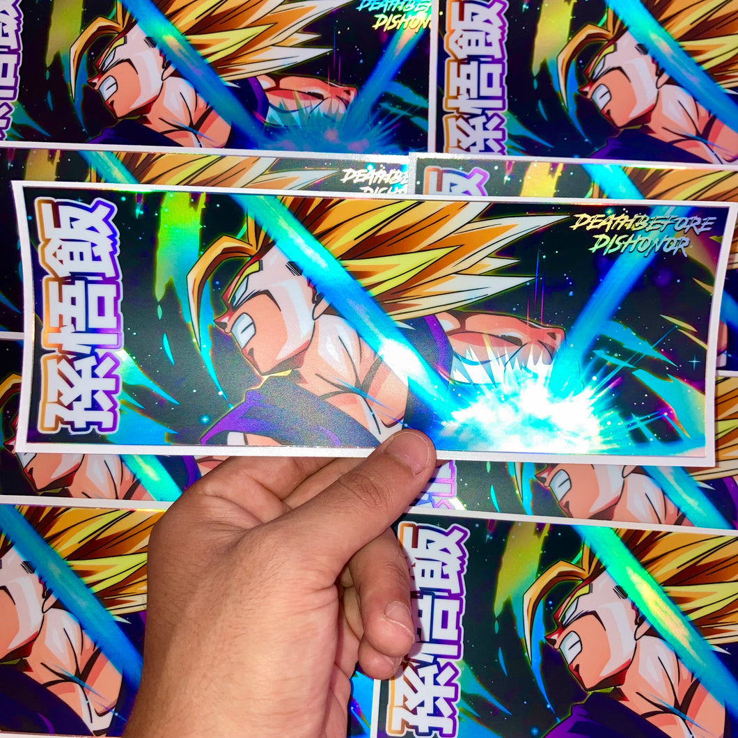 Teen gohan “Kamehameha” Spot Holo box slap