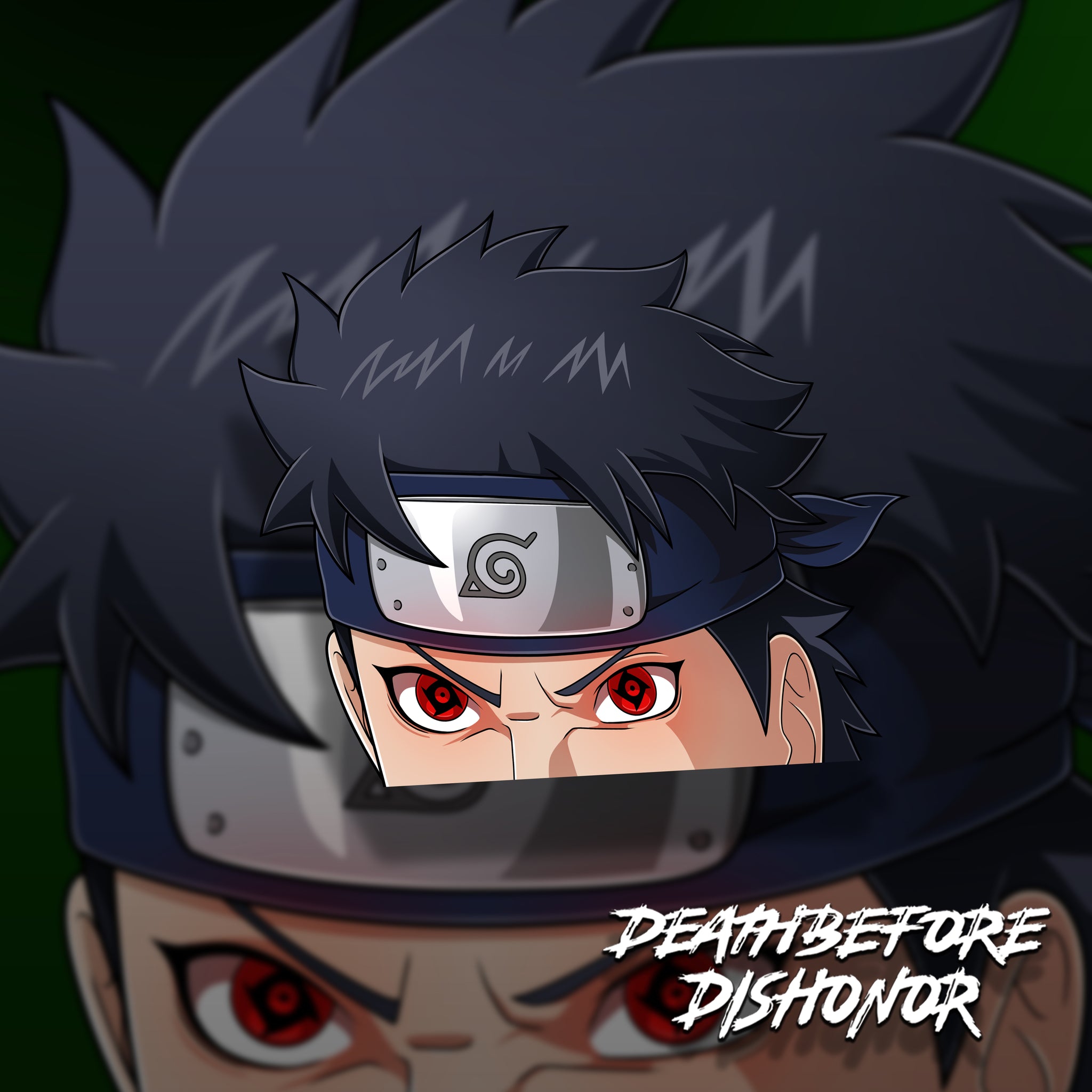 Shisui Uchiha Itachi Uchiha Sasuke Madara Sharingan Mangekyo Peeker Anime  Decal